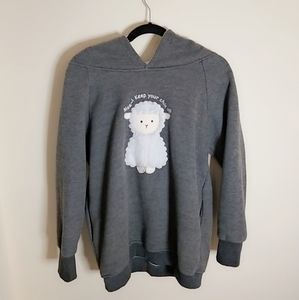 Oversized Fleece Graphic Hoodie